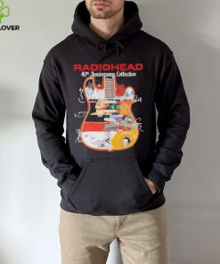 Radiohead 40th anniversary collection guitar signatures shirt