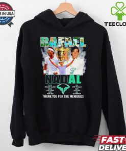 Rafael Nadal 2001 2024 thank you for the memories signature hoodie, sweater, longsleeve, shirt v-neck, t-shirt