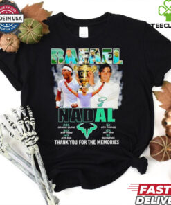 Rafael Nadal 2001 2024 thank you for the memories signature hoodie, sweater, longsleeve, shirt v-neck, t-shirt