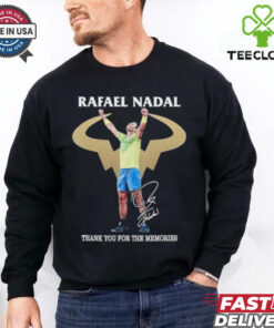 Rafael Nadal Grand Slam 22 Thank You For The Memories Signature hoodie, sweater, longsleeve, shirt v-neck, t-shirt