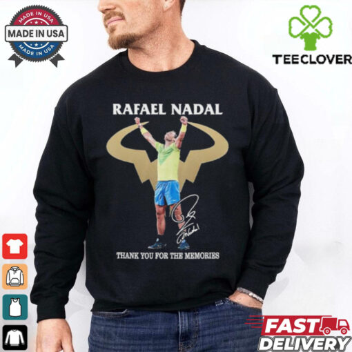 Rafael Nadal Grand Slam 22 Thank You For The Memories Signature hoodie, sweater, longsleeve, shirt v-neck, t-shirt