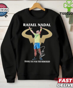 Rafael Nadal Grand Slam 22 Thank You For The Memories Signature hoodie, sweater, longsleeve, shirt v-neck, t-shirt