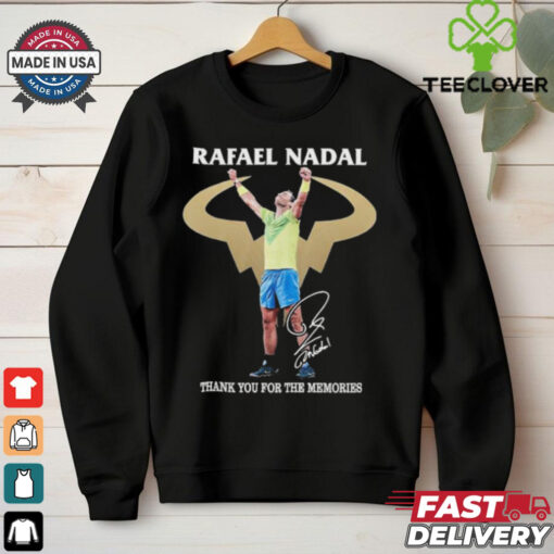 Rafael Nadal Grand Slam 22 Thank You For The Memories Signature hoodie, sweater, longsleeve, shirt v-neck, t-shirt