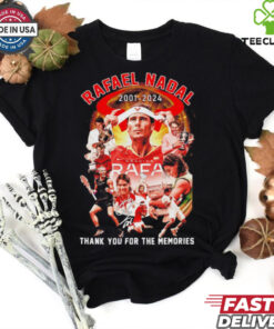 Rafael Nadal tennis player 2001 2024 thank you for the memories shirt
