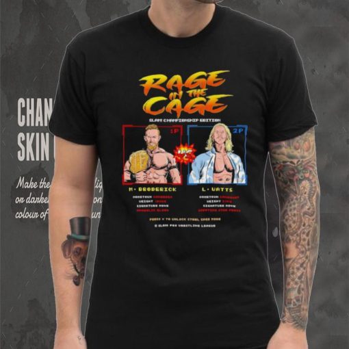 Rage in the Cage slam Championship edition M Broderick vs L Watts hoodie, sweater, longsleeve, shirt v-neck, t-shirt