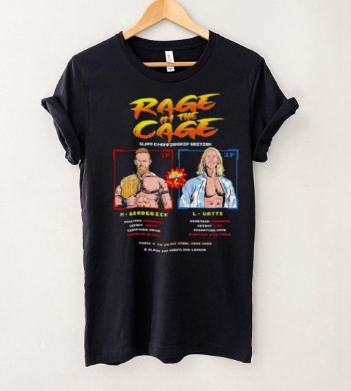 Rage in the Cage slam Championship edition M Broderick vs L Watts hoodie, sweater, longsleeve, shirt v-neck, t-shirt