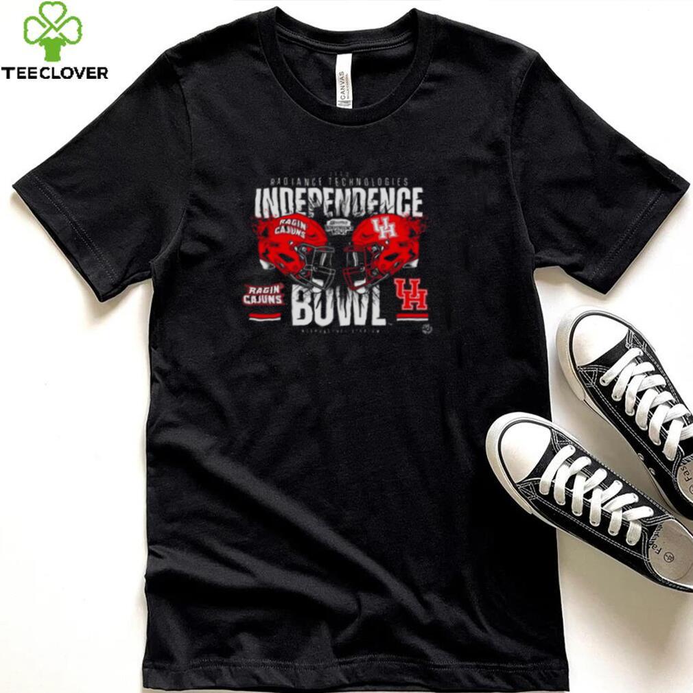 Ragin’ Cajuns Vs Cougars Of Houston 2022 Radiance Technologies Independence Bowl Shirt Ragin’ Cajuns Vs Cougars Of Houston 2022 Radiance Technologies Independence Bowl Shirt
