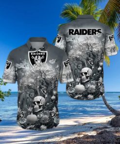Raider Hawaiian Shirt Skull And Maple Tree A Must Have For Fall Fashionistas