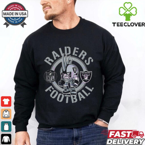 Raiders Football Nfl Rush Zone Cartoon Character Shirt