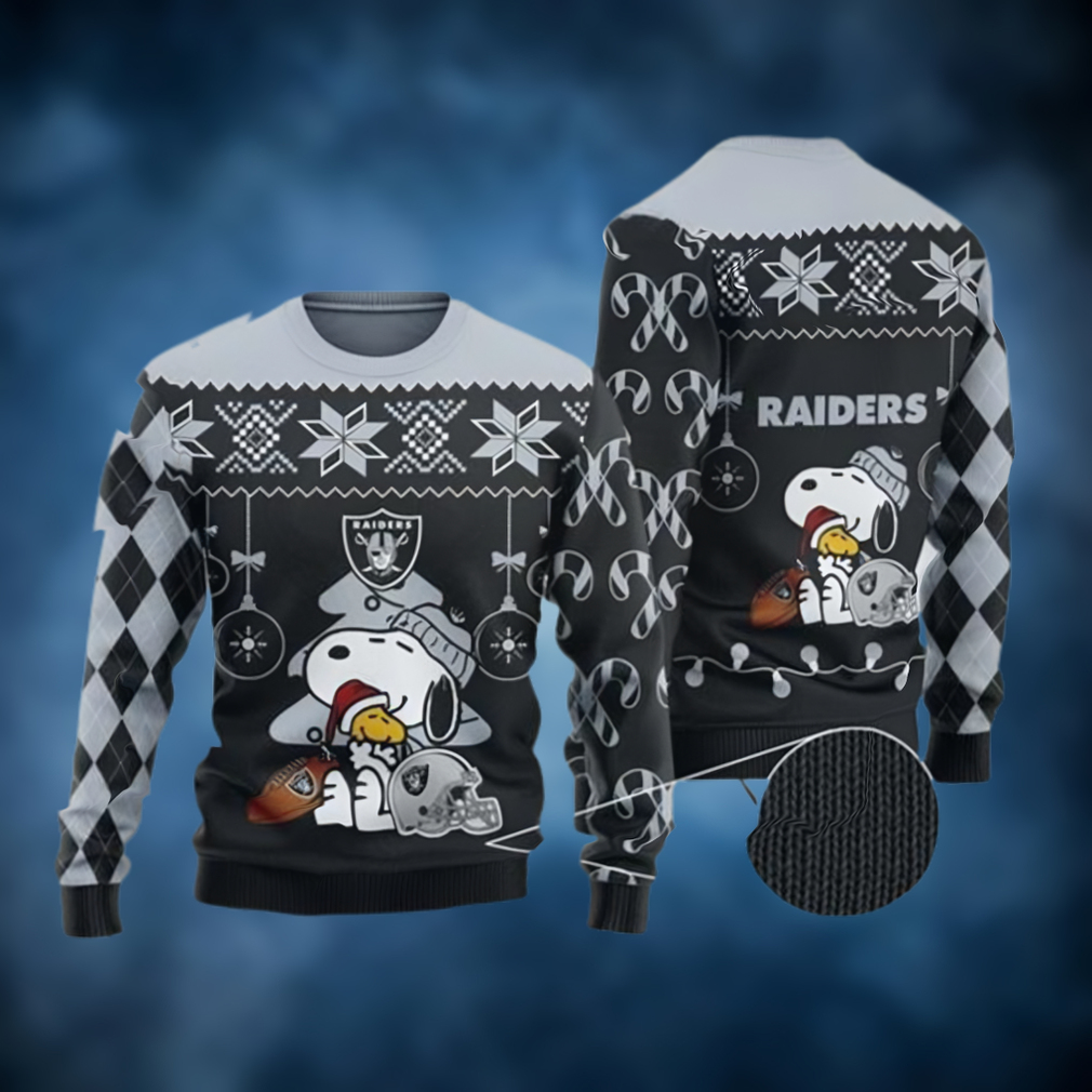Raiders Ugly Sweater Peanuts Snoopy Ugly Christmas Sweater 3D Gift For Christmas