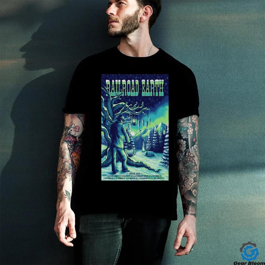 Railroad Earth Winter 2025 Conert T shirts Railroad Earth Winter 2025 Conert T shirts