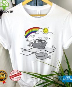 Rainbow Animals on Noah’s Ark art shirt 3 Rainbow Animals on Noah’s Ark art shirt