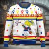 Rockin Around The Upside Down Ugly Christmas 3D Sweater, Friends Christmas Sweater