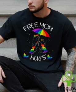 Rainbow Dinosaur Mom Hugs LGBT Shirt