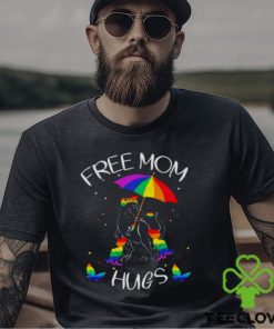 Rainbow Dinosaur Mom Hugs LGBT Shirt