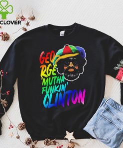 Rainbow Neon Text George Muthafunkin Clinton Shirt