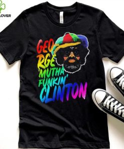 Rainbow Neon Text George Muthafunkin Clinton Shirt