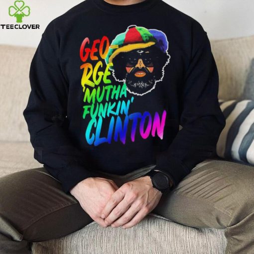 Rainbow Neon Text George Muthafunkin Clinton Shirt