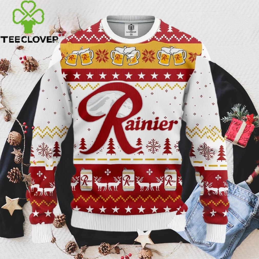 Rainier Beer Ugly Christmas Sweater, Xmas Sweatshirt Rainier Beer Ugly Christmas Sweater, Xmas Sweatshirt