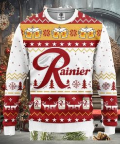 Rainier Beer Ugly Christmas Sweater