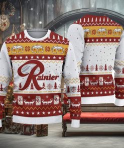 Rainier Beer Ugly Knitted Christmas Sweater