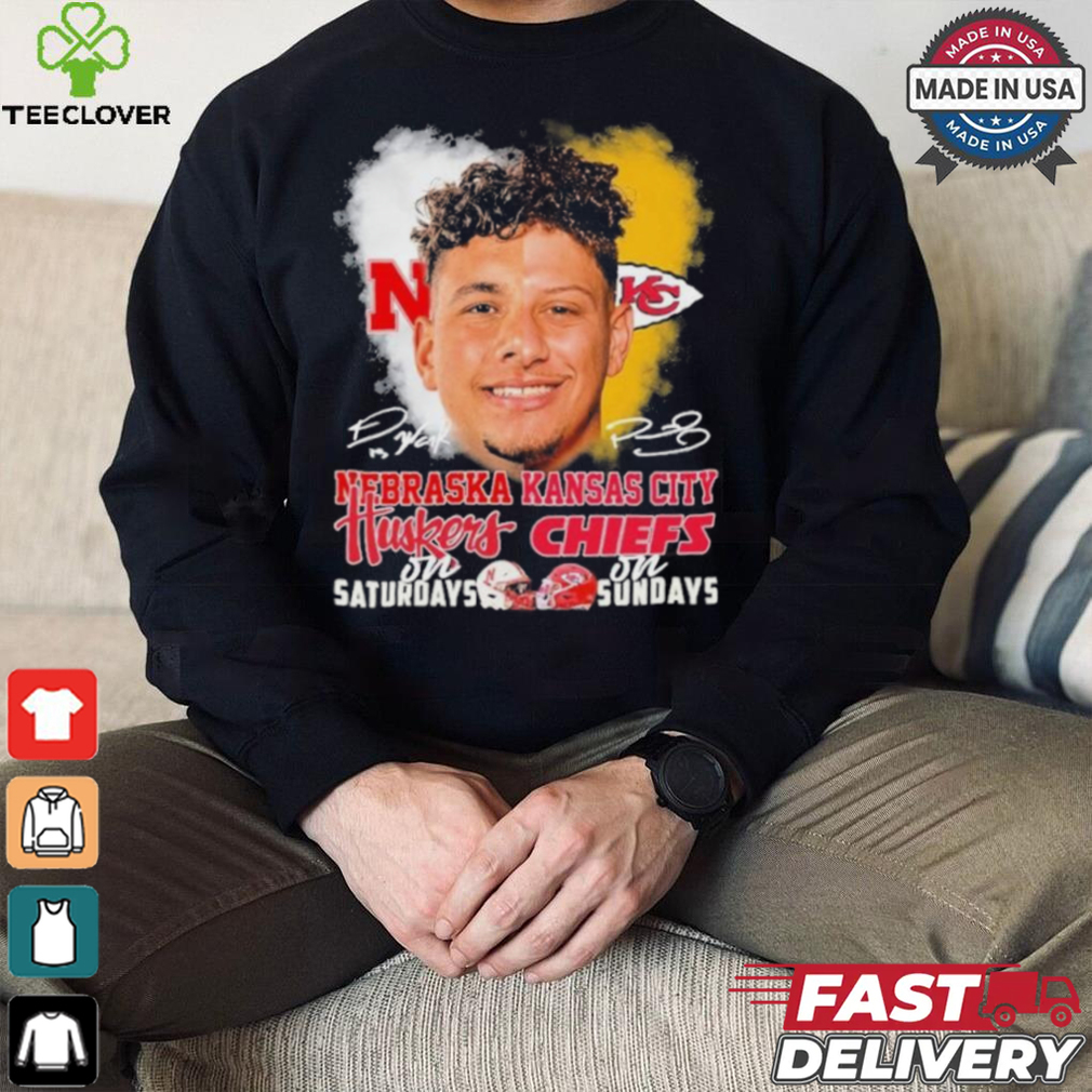 Raiola Mahomes Faces Huskers On Saturdays X Chiefs On Sundays Signatures Shirt Raiola Mahomes Faces Huskers On Saturdays X Chiefs On Sundays Signatures Shirt