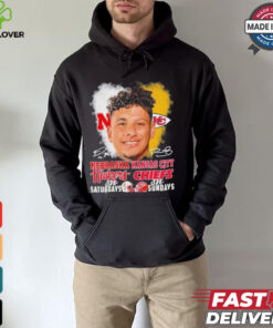Raiola Mahomes Faces Huskers On Saturdays X Chiefs On Sundays Signatures Shirt