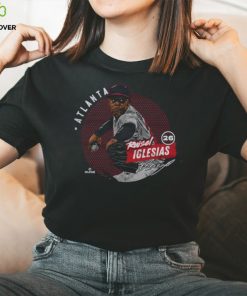 Raisel Iglesias Atlanta Dots WHT Shirt 1 Raisel Iglesias Atlanta Dots WHT Shirt