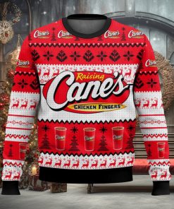 Raising Cane’s Ugly Christmas Sweater 2023 Christmas Gift 3D Sweater