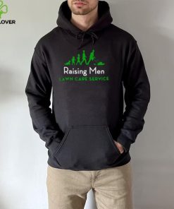 Raising men lawn care service Christmas T hoodie, sweater, longsleeve, shirt v-neck, t-shirt