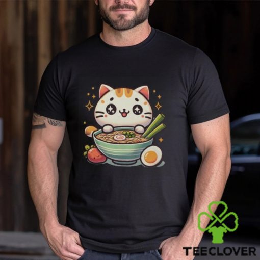 Ramen Cat Kawaii Anime Lover Sweet Classic T Shirt