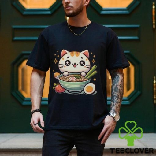 Ramen Cat Kawaii Anime Lover Sweet Classic T Shirt