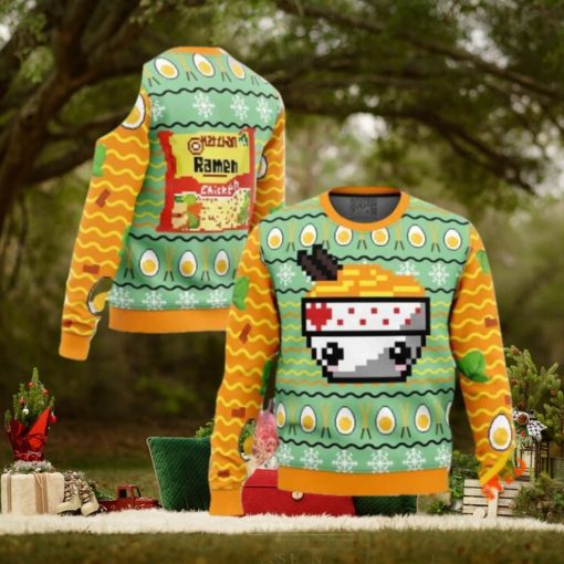 Ramen For Noodle Lovers Christmas 2023 Holiday Funny Ugly Sweater