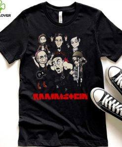Rammstein Band Cartoon Characters 2022 Vintage Shirt