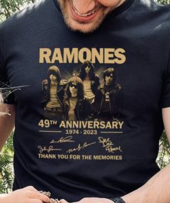 Ramones 49th Anniversary 1974 – 2023 Thank You For The Memories Shirt