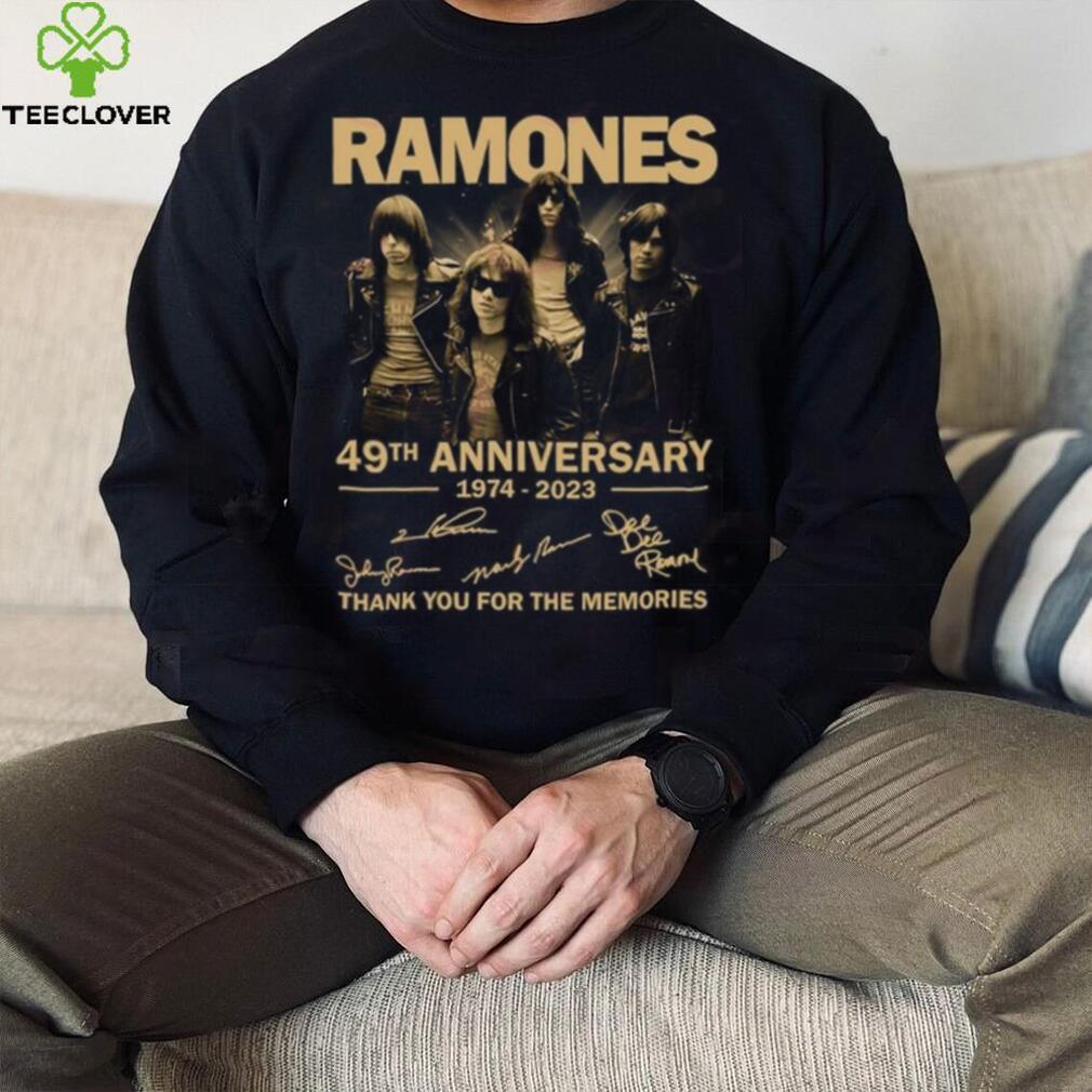 Ramones 49th Anniversary 1974 – 2023 Thank You For The Memories Shirt Ramones 49th Anniversary 1974 – 2023 Thank You For The Memories Shirt