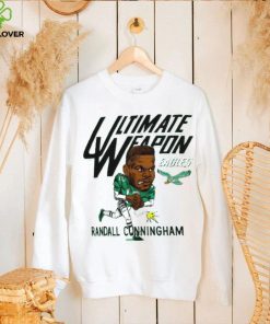 Randall Cunningham Philadelphia Eagles Homage Caricature Retired Player Tri Blend T Shirt