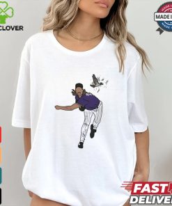 Randy Johnson Seattle Mariners Hits The Bird Shirt