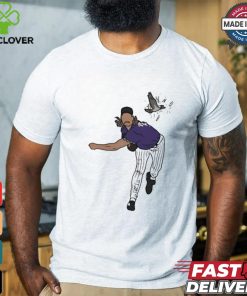 Randy Johnson Seattle Mariners Hits The Bird Shirt