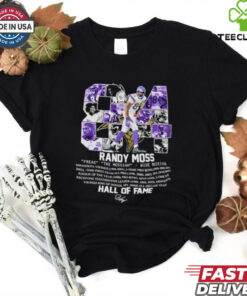 Randy Moss 84 Minnesota Vikings Hall of Fame shirt