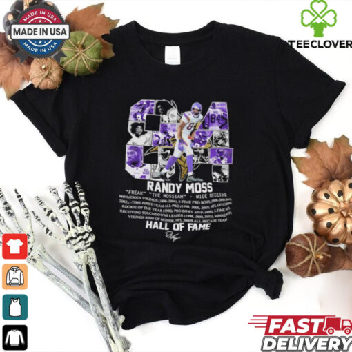 Randy Moss 84 Minnesota Vikings Hall of Fame shirt