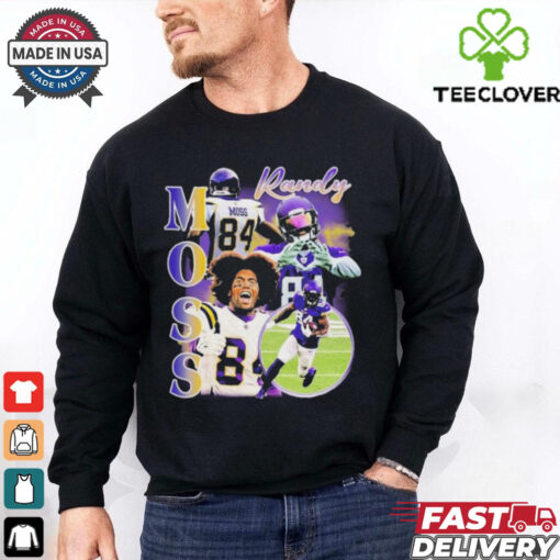 Randy Moss Heart Hands Minnesota Vikings NFL Moments T shirts