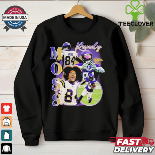 Randy Moss Heart Hands Minnesota Vikings NFL Moments T shirts