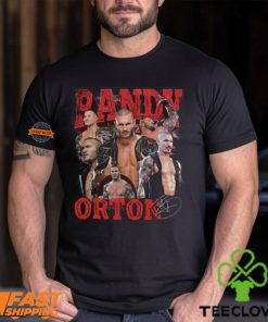 Randy Orton Six Pose Red Logo T shirt