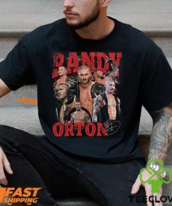Randy Orton Six Pose Red Logo T shirt