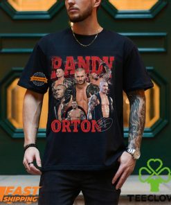 Randy Orton Six Pose Red Logo T shirt
