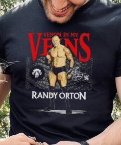 Randy Orton Venom In My Veins WHT Superstars WWE Shirt