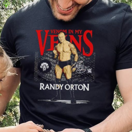 Randy Orton Venom In My Veins WHT Superstars WWE Shirt