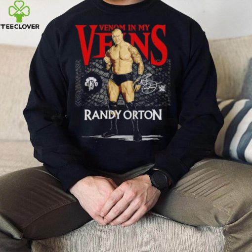 Randy Orton Venom In My Veins WHT Superstars WWE Shirt