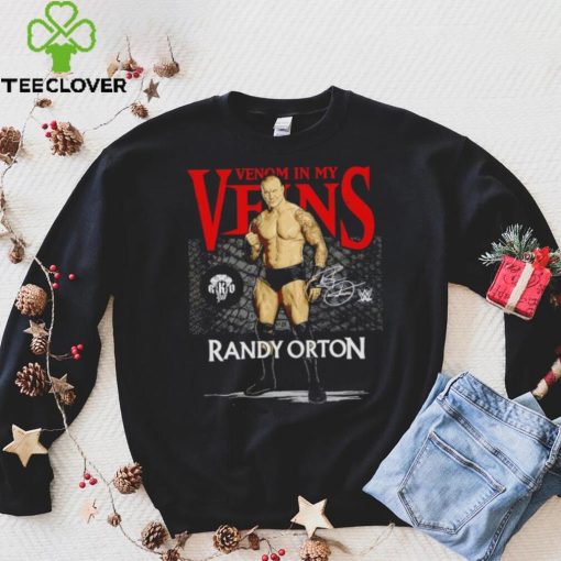 Randy Orton Venom In My Veins WHT Superstars WWE Shirt